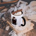 thumbnail image 5 of 3dRose, Baby Guinea Pig in Sleigh photography by Angelandspot, 15oz Two-Tone Black Mug, 5 of 7