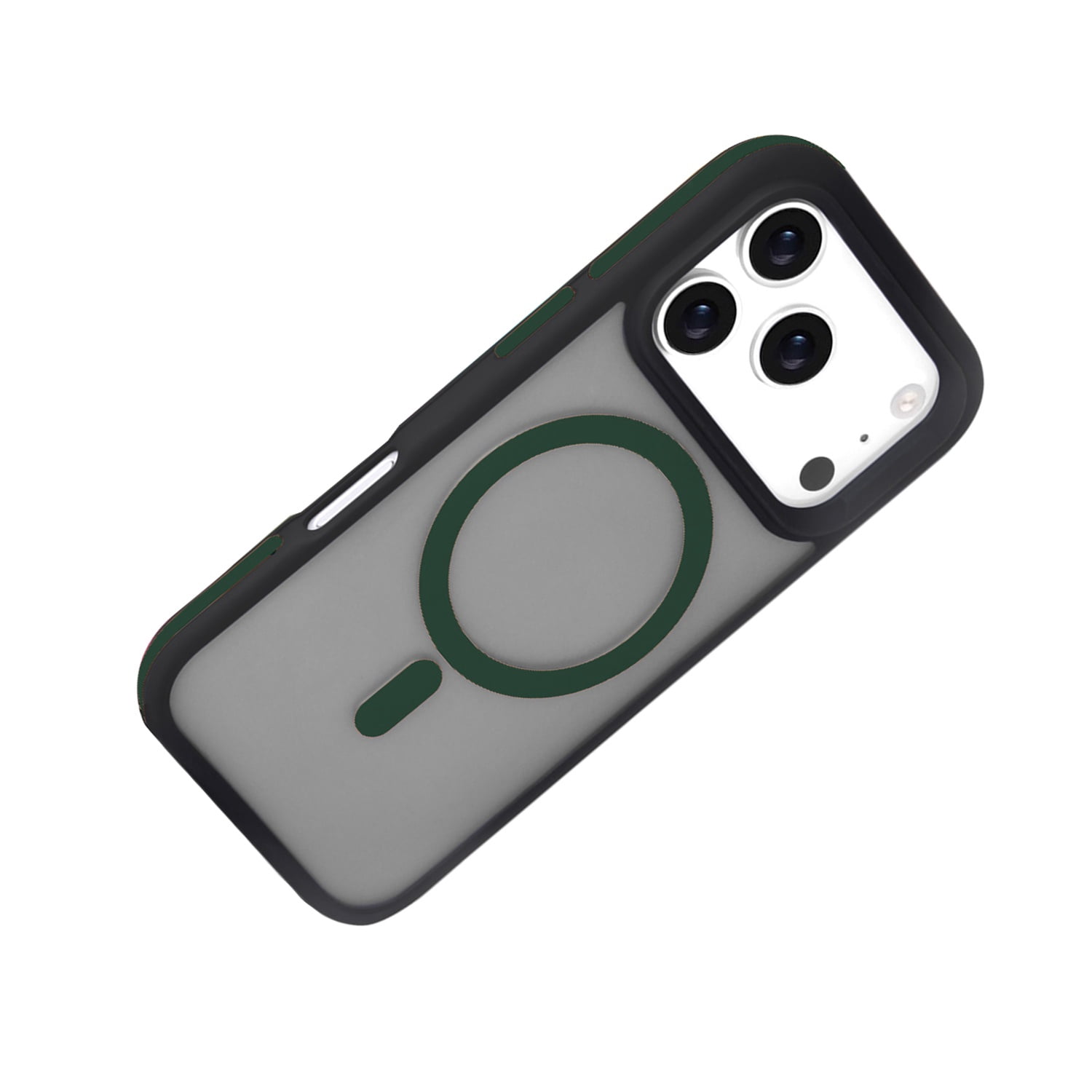 Polarized Bumper Case Compatible with MagSafe for iPhone 17 Pro Max - Dark Green