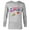 Athletic Heather, variant on Disney and Pixar’s Up Carl and Ellie Valentine Voyage - Long Sleeve T-Shirt for Men - Customized-Athletic Heather