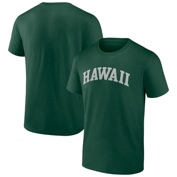 Men's Green Hawaii Warriors Basic Arch T-Shirt
