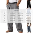 BLCHUNen Casual Pants for Men Wide Leg Pleated Pants Casual Loose — free download