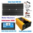 thumbnail image 2 of 110-220 Solar Battery Inverter 4000W/6000W Solar Panel 18W Controller LED Display Solar ,Rapid Cooling with Minimal Noise, 2 of 7