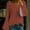 Brick Red, variant on Holzkary Women's Long Bell Sleeve Tops V Neck Dressy Casual Shirts Ladies Loose Fit Blouses Tunic Fall T Shirts Women Loose Fit Long Sleeve Boat Neck Tops Casual Blouses Print Sleeve Tops Beige L