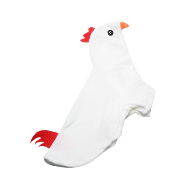 Disfraz de Pollo para Perro Sudadera para Mascotas Indumentaria de Halloween Ropa para Cachorros de Poliéster Cómodo Adecuado para Sesiones de Fotos XXL