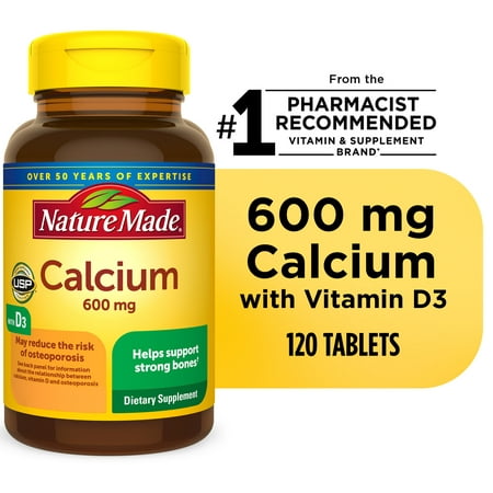 UPC 031604012373 product image for Nature Made Calcium 600 mg with Vitamin D3 Tablets  Dietary Supplement  120 Coun | upcitemdb.com