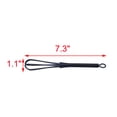 thumbnail image 2 of 2PCS Plastic Whisk Egg Beater Blender Frother Manual Kitchen Cooking Eggs Tool for Blending Whisking Beating Black, 2 of 2
