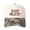 Beige camouflage, variant on KEEP PRAYIN' Letter Embroidered Color Block Trucker Hat Unisex Adjustable Cotton Breathable Fashion Cap for Travel Daily Wear