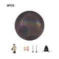 thumbnail image 2 of Soidarity Fútbol de entrenamiento de PU, tamaño estándar, patrón de moda, luminoso, aplicación amplia, entrenamiento de fútbol Ropa Deportiva, Zapatos colores hexagonales Talla 4, 2 of 6