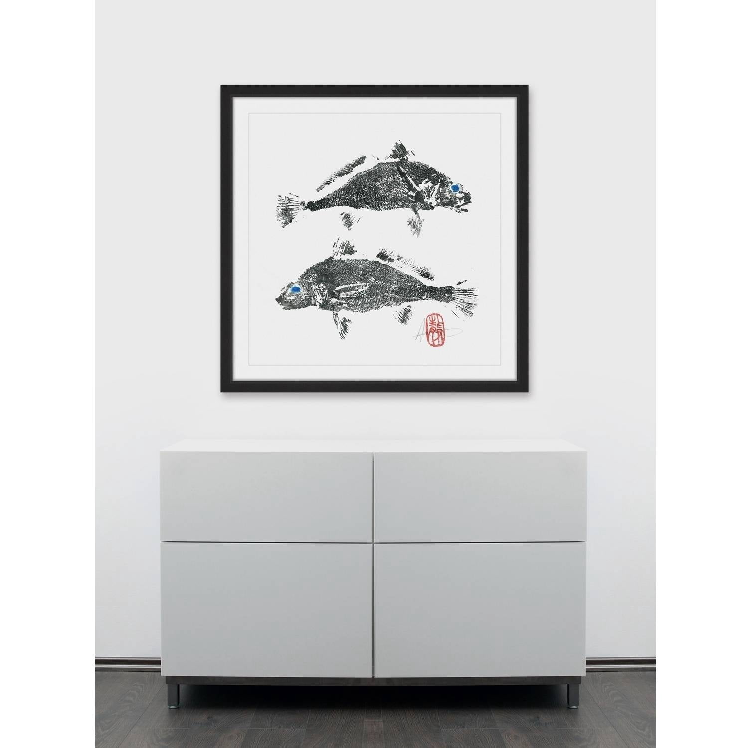 "Each One His Way" Framed Painting Print