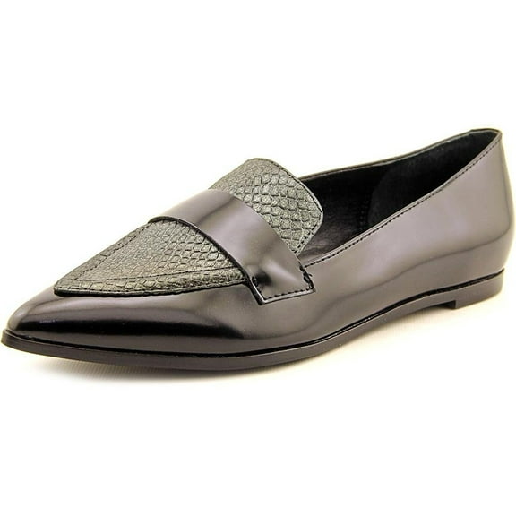 Zessio Women Pointed Toe Leather Loafer