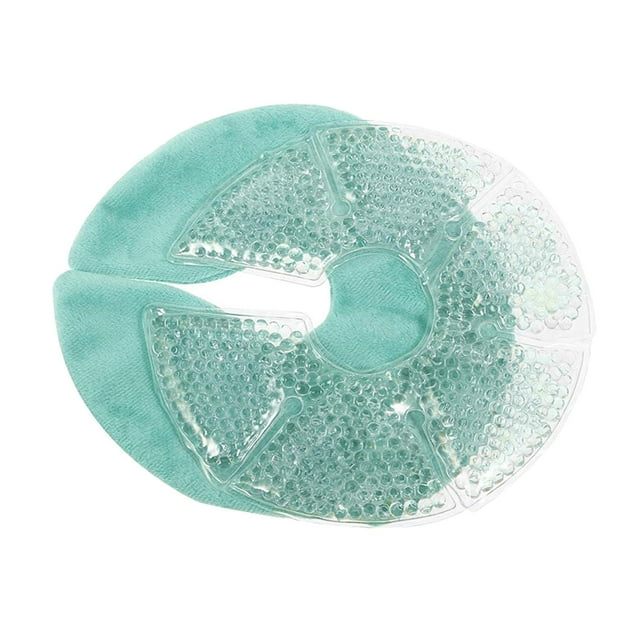 Paquete de con de Gel de pecho frío caliente (2 paquetes) | Alivio del dolor de Lactancia para Mastitis, embellecedor, hinchamiento | - Verde Baoblaze paquete de terapia de mama