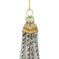 thumbnail image 4 of Northlight 4.75" Silver Eiffel Tower Glittered Christmas Glass Hanging Ornament, 4 of 5