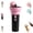 Black, variant on Electric Cat Wand Toy for Indoor Cats - Interactive Automatic Retractable Cat Teaser with Plush Ball, Durable String Launcher for Kittens and Adult Cats, Enrichment Exercise Feline Toys (Pink)