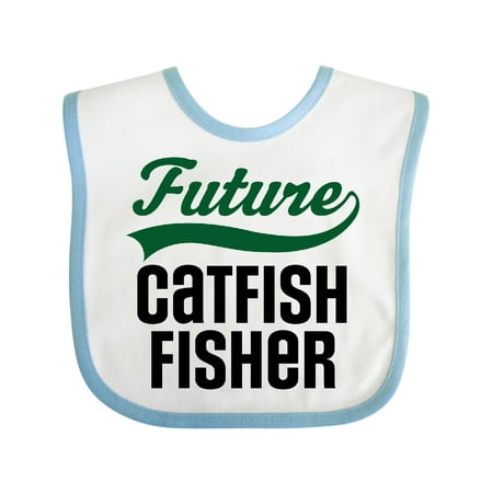 

Inktastic Future Catfish Fisherman Gift Baby Boy or Baby Girl Bib