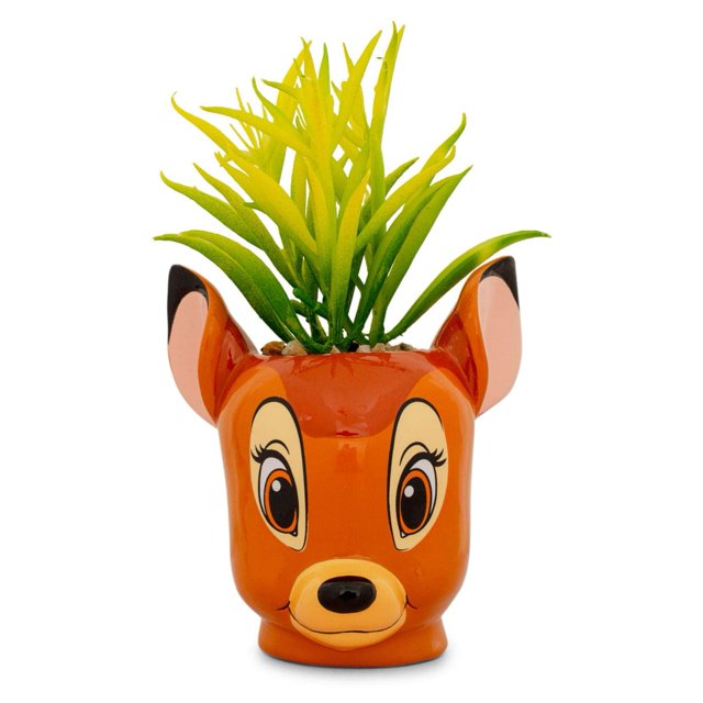Minimoleta plateada Buffalo Disney Bambi con suculentas de 5 cm