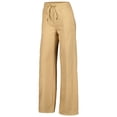 thumbnail image 4 of Women's Tan Florida Gators Raglan Cropped Sweatshirt & Sweatpants Set, 4 of 5
