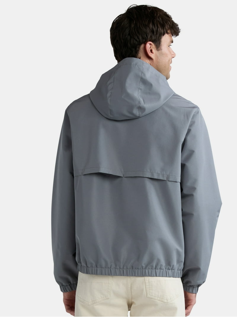 Ozark Trail Men's Windbreaker Jacket with Hood, Sizes S-3XL