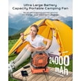 thumbnail image 3 of Ventilador nebulizador portátil Coolice con tanque de agua de 250 ml y 2400 mAh, 3 of 7