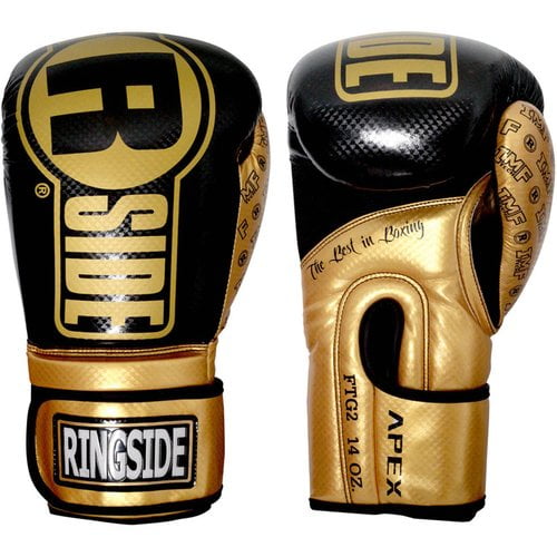 Ringside Boxing Apex Fitness Bag Gloves Gold/Black 