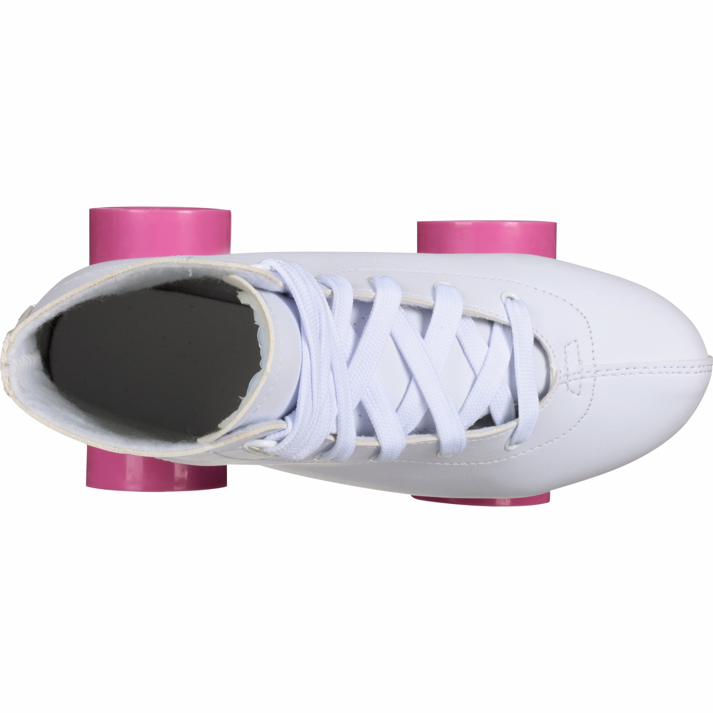 Chicago Girl's Classic Quad White Junior Rink Roller Skate, Size 4