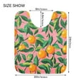 thumbnail image 5 of Yayeee Bath Rug for Bathroom Floor Non Slip Contour Fluffy Soft Absorbent Mat, 20"x24", Pink Oranges, 5 of 7
