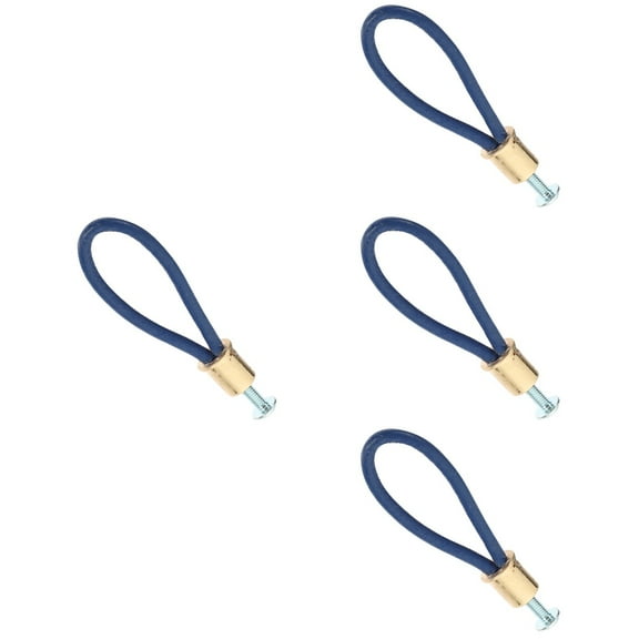 4 Count Garage Door Rope Pull Handle Brimmed Farmhouse Handle Baby 6.5X1.5cm