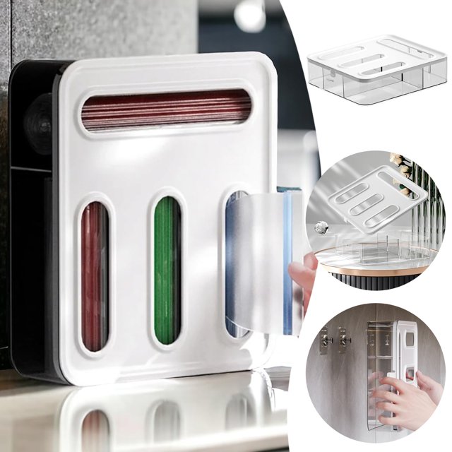 Storage Containers Fresh Bag Organizer for Wall Food Bag Organizer - Space-saving Solution for Kitchen and Pantry Organization