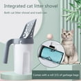 thumbnail image 2 of YIEMEEN for Cat Litter Shovel Sifter Large Capacity with Removable Waste Bucket Plastic Scoop 1 roll of Poop Bags Included, 2 of 13