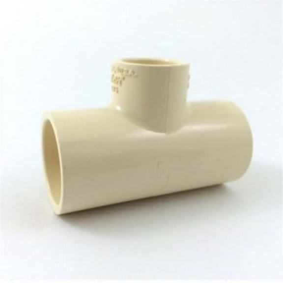 Spears Manufacturing 4101-131BC 1 x 1 x 0.75 in. CPVC CTS Reducing Tee Socket, Beige