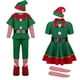 thumbnail image 2 of Disfraz de Navidad de Papá Noel para hombres, mujeres, niñas y niños, conjunto de ropa de disfraces de elfo verde, Cosplay familiar, fiesta de carnaval, Año Nuevo, 2 of 4