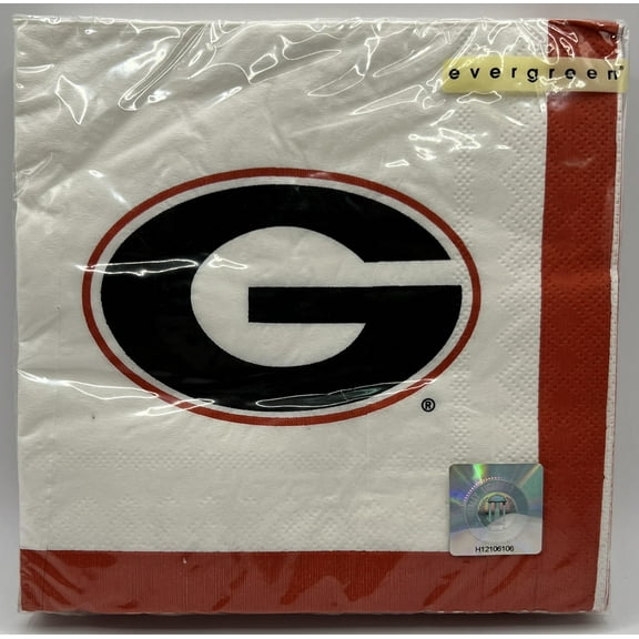 Georgia Bulldogs NCAA College Football Game Day Sports Party Luncheon Napkins