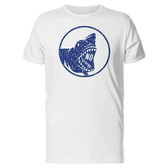 Shark Logo No Diving Tee Men's -Image by Shutterstock