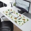 thumbnail image 2 of Long Mouse Pads for Desk,Light Green Dinosaurs Plants Pattern Desk Mats on Top Of Desks, Desk Mouse Pad Extra Large with 3mm Non-Slip Base and Stitched Edge for Gaming,Office,Work,Home 31.5"x11.8", 2 of 6