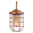 thumbnail image 2 of Westinghouse Ferry One-Light Outdoor Wall Fixture, Washed Copper Finish with Clear Seeded Glass, 2 of 6