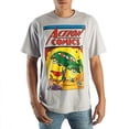 thumbnail image 4 of Unique Vintage DC Comics Retro Superman Men's Grey Graphic Print Boxed Cotton T-Shirt X-Large, 4 of 7