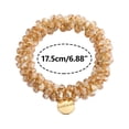 thumbnail image 3 of Coleteros para mujer, accesorios para el cabello con cuentas, pulsera de cuentas, coleteros, elásticos, pinzas para el cabello, redecilla fina, moño para mujer y niña con banda de perlas, 3 of 3