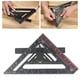 thumbnail image 5 of Regla Triangular, Escalas Transparentes Multiusos Escuadra De Carpintero Para Arquitectos Diseñadores Estudiantes Para Proyectos De Carpintería, 5 of 7