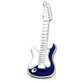 thumbnail image 2 of 2x Women's Fashion Brooch Guitar Shaped with Crystal Rhinestone Embellishment Gift, 2 of 8