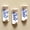 Blue & Cream, variant on Floral Decorative Ceramic Adhesive Wall Hooks for Hanging Coats, Hat, Leash, Keys, Towel Holder, Cute Sticky Key Holder, White and Blue Western Wall Décor (3 Hooks 6 Strips)
