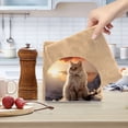 thumbnail image 6 of Cat Iceberg Clouds Sunlight Napkin Holder for Table Clear Napkin Stand Paper Holder Acrylic Organizer Dispenser Napkins for Dinner Kitchen Restaurant Room, 6 of 8