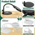 10X Gooseneck Magnifying Desk Lamp, Flexible Magnifying Glass with