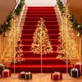 thumbnail image 6 of Costway 5 FT Lighted Birch Tree with 240 Warm White Light LED Lights, Weighted Base, 6 of 10