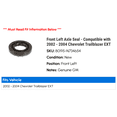 thumbnail image 2 of Front Left Axle Seal - Compatible with 2002 - 2004 Chevy Trailblazer EXT 2003, 2 of 2