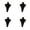 Black, variant on Gytml Bottle Transfer Connector Funnel 4 Pack Universal Funnel Adapter Household Liquid Pouring Tool For Bottle Container Transfer(White-4PCS)