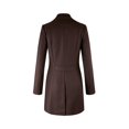 thumbnail image 2 of Abrigo de lana delgada André Badi chocolate 30 01-0007, 2 of 4