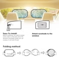 thumbnail image 5 of Yuyamidu Blue Water Car Window Shades 2 Pack Summer Car Side Window Sun Shade for Kids Women Auto Interior Accessories Decor Sun Glare and UV Rays Protection, 5 of 7