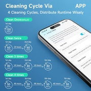 Restored WYBOT C1 Robotic Pool Cleaner, 4-in-1 Cordless Pool Vacuum for Inground Pools up to 1,614 Sq.ft, 150-Min Runtime, Wall & Waterline Cleaning, WiFi & Bluetooth Connect