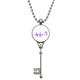 thumbnail image 1 of Línea de gestos Colgante Collar Vintage Llavero Plata Joyas Unbranded  M, 1 of 3