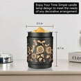 thumbnail image 2 of Christmas Wax Melt Warmer Metal Wax Warmer for Scented Wax Electric Fragrance Candle Oil Burner 2 in 1 Wax Melts as Gifts for Moms Grandma Women Girls(Sunflower), 2 of 6