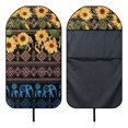 thumbnail image 6 of Uourmeti Sunflower Elephant Geometric Theme Car Seat Cover Sweat-Absorbent, for Truck Seat Van Car Front Seat Suitable for Trucks SUV Sedan, 6 of 7